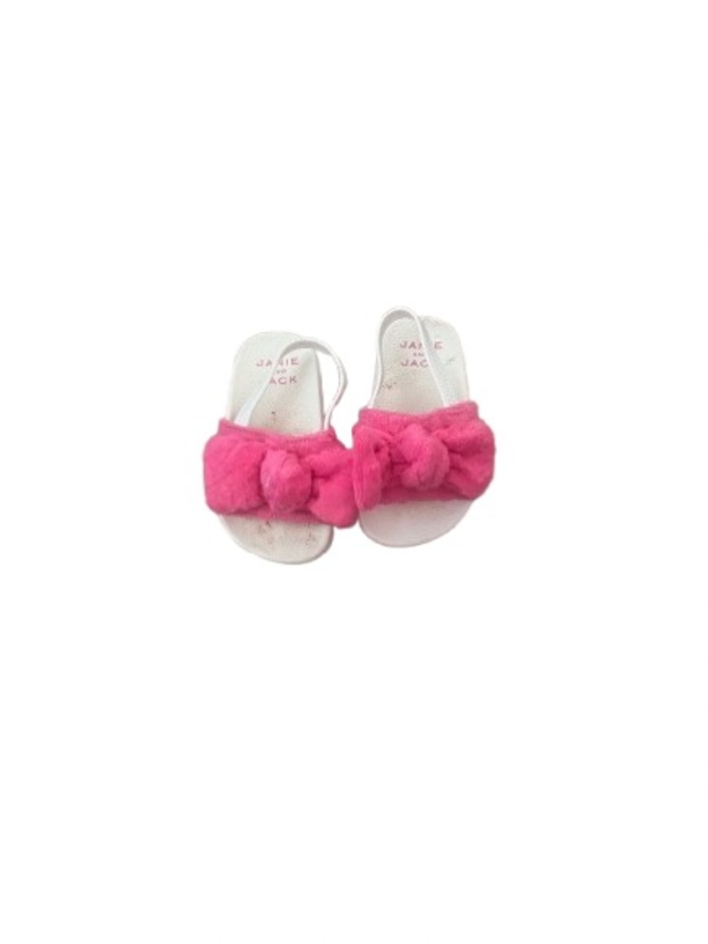 Janie & Jack Pink Bow Slingback Sandals for Kids
